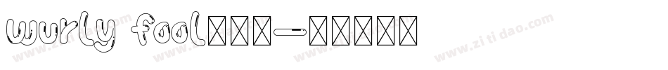 wurly fool手机版字体转换